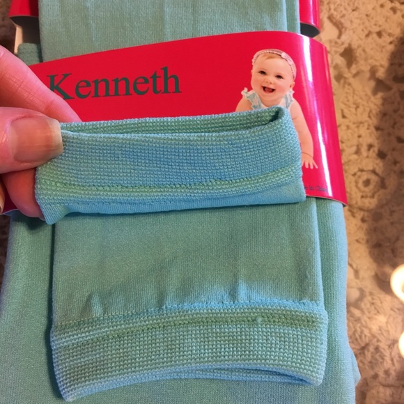 Turquoise Blue Footless Infant Leggings - Picture 3 of 7